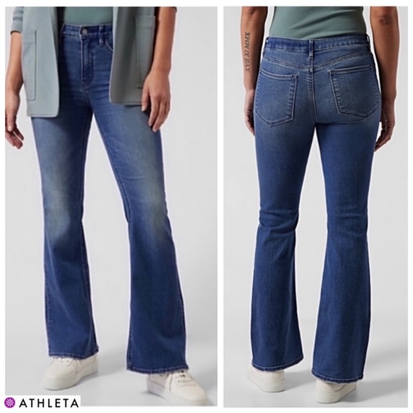 🔥 ATHLETA Skulptek Jeans 360*-Stretch for Ultimate Comfort SIZE 6 NWTS-$120 - Picture 3 of 8